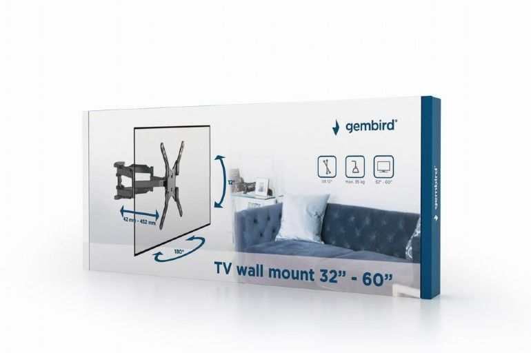 Кронштейн Gembird 32-60" (до 35 кг) WM-60RT-01 фото