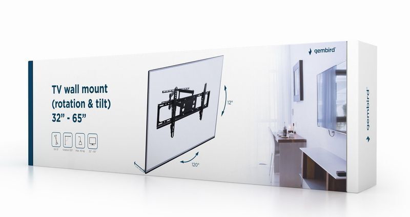 Кронштейн Gembird 32-65" (до 35 кг) WM-65RT-03 фото