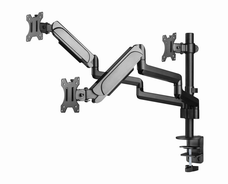 Кронштейн Gembird для 3 моніторів 17-27" (1-7 кг) MA-DA3-01 фото6