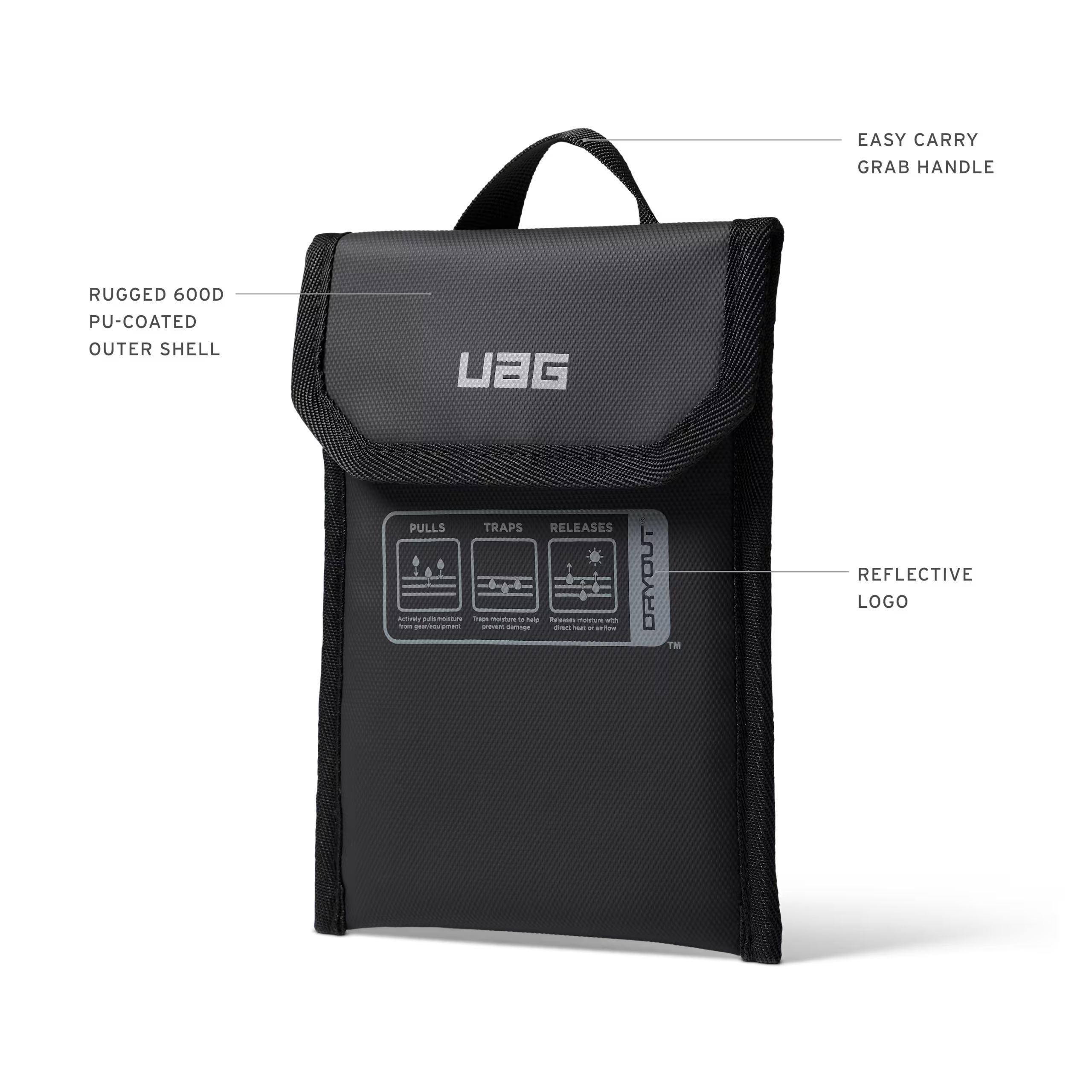 Чехол-осушитель UAG для смартфона с технологией DRYOUT® Active Moisture-Removal Black (98418211V4040) фото26