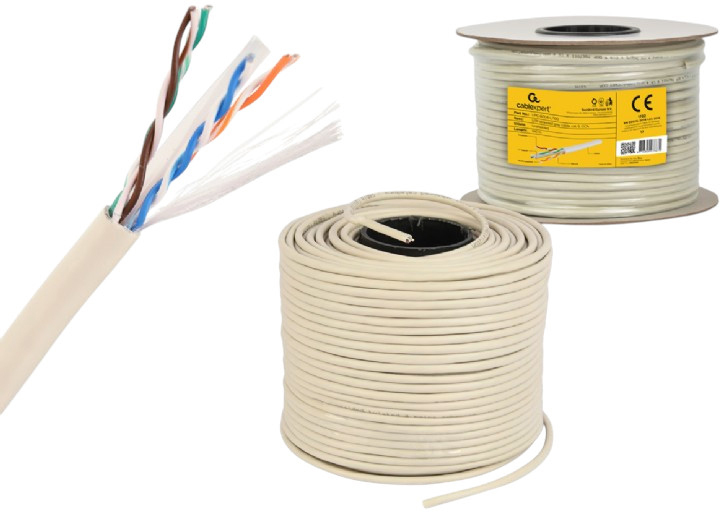 Патч-корд Cablexpert CAT6, (CCA), AWG23, не экранированный, 100 м фото2