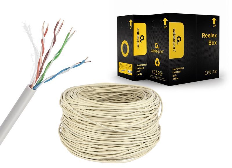 Патч-корд Cablexpert CAT5e медь, 24AWG, не экранированный, LSZH 305 м фото3