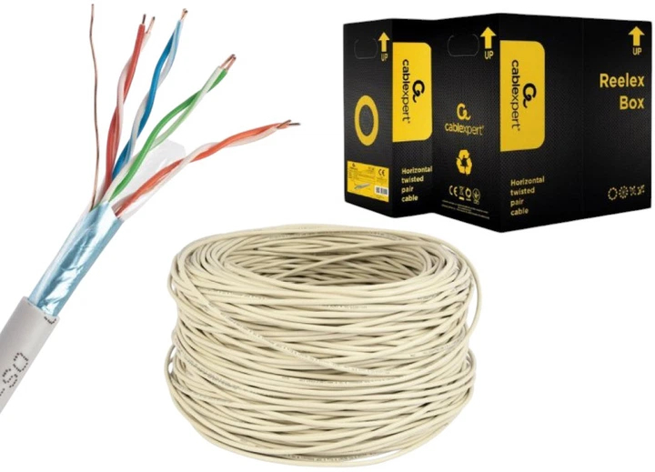 Патч-корд Cablexpert CAT6 (CCA), AWG24, не экранированный, 305 м UPC-6004SE-SOL фото2
