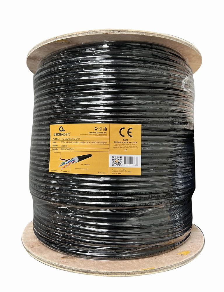 Патч-корд Cablexpert CAT6 медь, AWG23, 305 м фото2