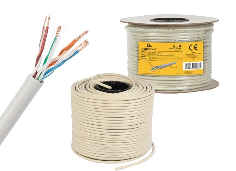 Патч-корд Cablexpert CAT5e, (CCA), AWG24, не экранированный UPC-5004E-L/100 фото3