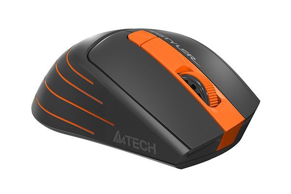Мышь A4tech Fstyler, USB, 2000 dpi, оранжевый фото