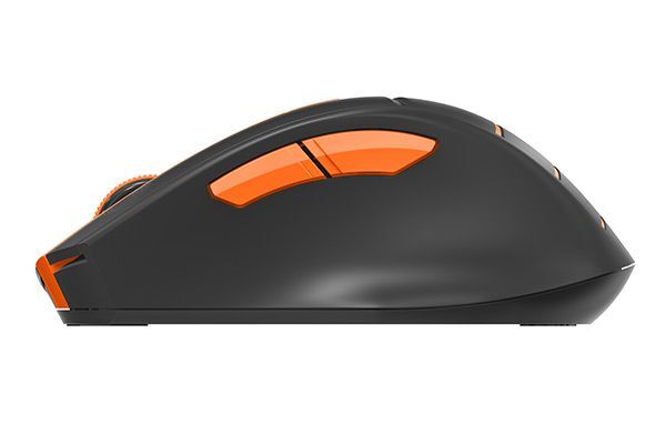 Мышь A4tech Fstyler, USB, 2000 dpi, оранжевый фото