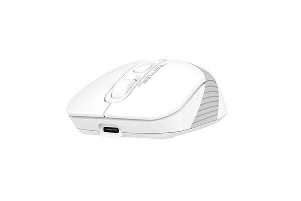 Мышь Fstyler, Bluetooth / 2.4 ГГц, аккумулятор, 2000 DPI, белый фото4
