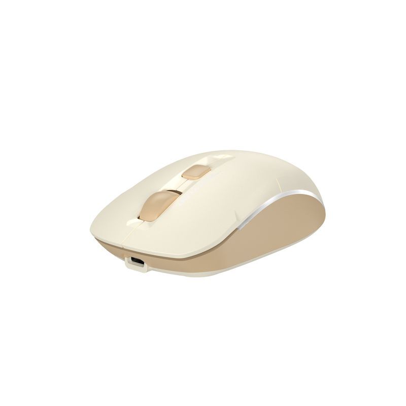 Мышь Fstyler, Bluetooth / 2.4 ГГц, аккумулятор, 2000DPI, бежевый фото2