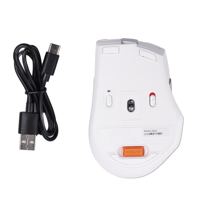 Миша Fstyler, Bluetooth / 2.4 ГГц, акумулятор, 2400 dpi, білий фото4