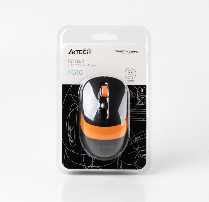 Мышь Fstyler, USB, 2000 dpi, FG10 (Orange) фото