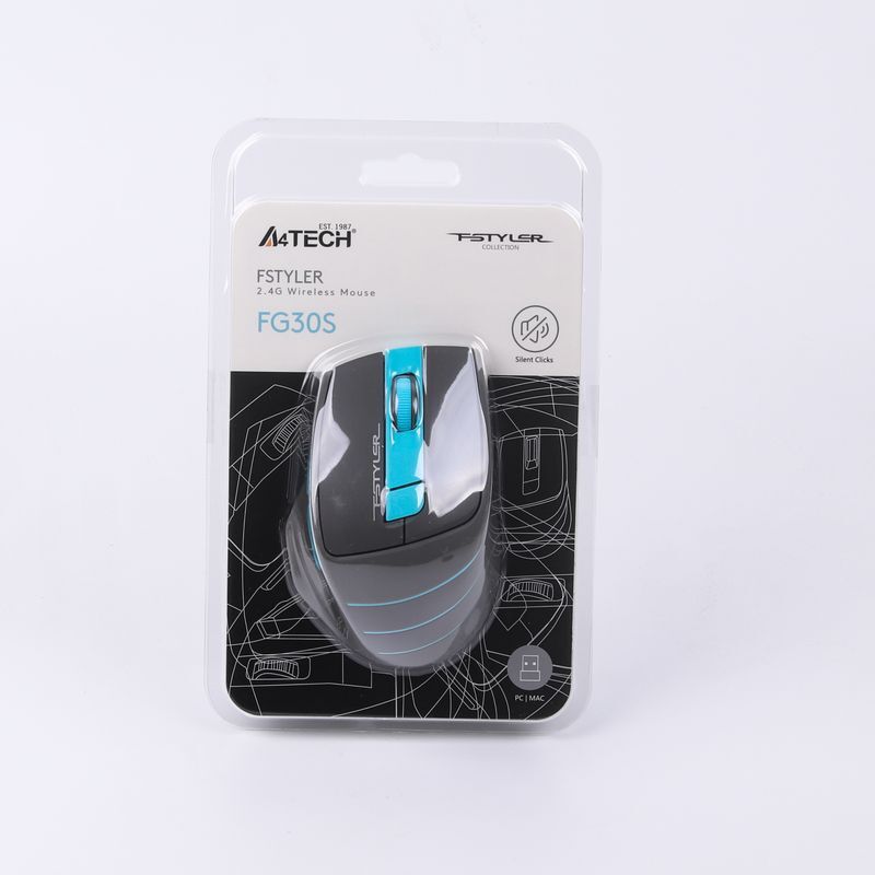 Мышь Fstyler, USB, 2000 dpi, FG30S (Blue) фото