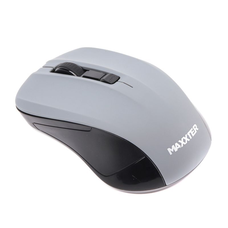 Мышь Maxxter, USB, 1600 dpi, серый фото3