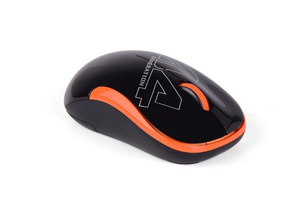 Мышь V-Track USB, 1000 dpi G3-300N (Black+Orange) фото3