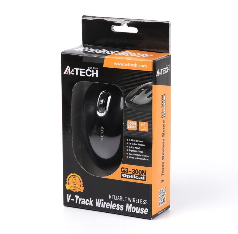 Миша V-Track USB, 1000 dpi G3-300N (Black+Silver) фото6