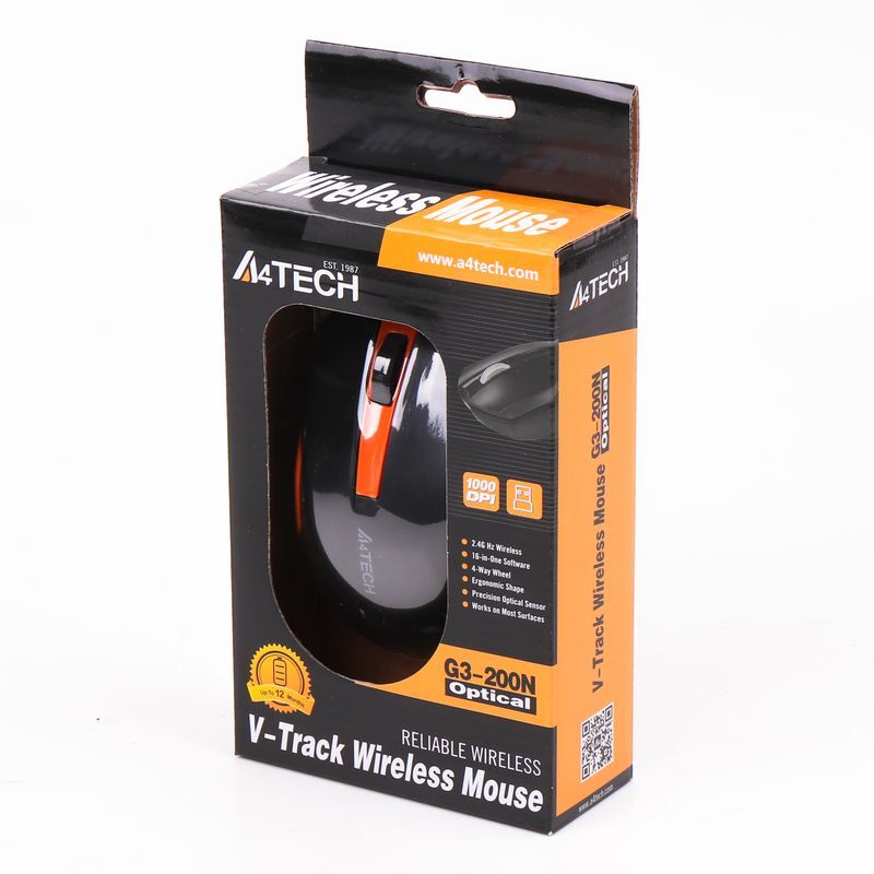 Миша V-Track USB, 1000 dpi помаранчевий фото6