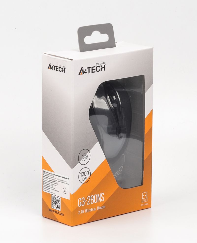 Миша V-Track USB, 1200 DPI G3-280NS (Glossy grey) фото