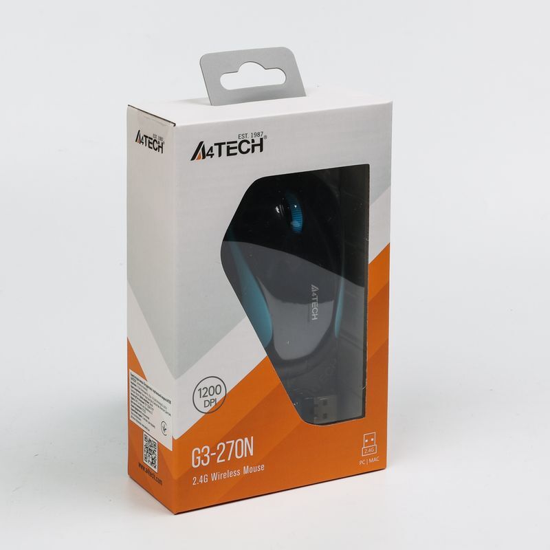 Миша V-Track USB, 1200 DPI, G3-270N (Black+Blue) фото5