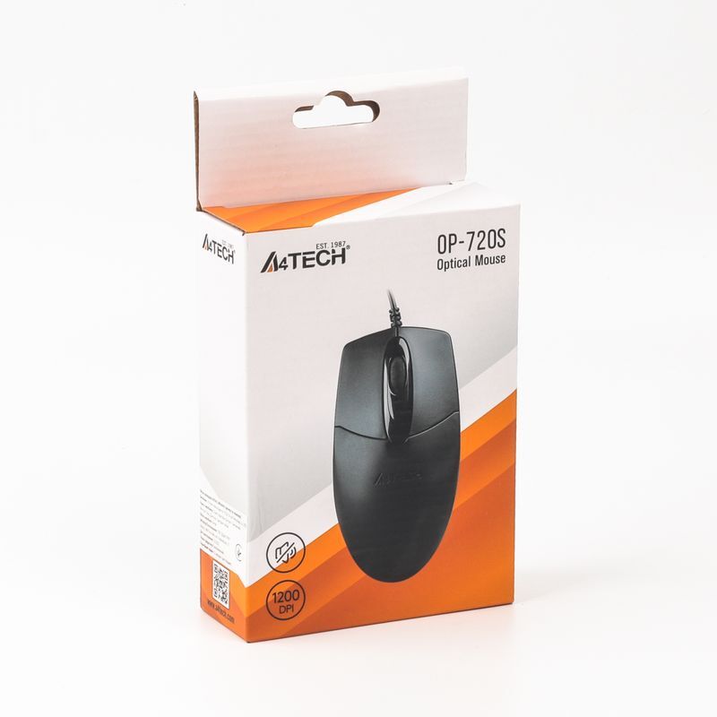 Мышь A4Tech USB, 1200 dpi OP-720S USB (Black) фото6