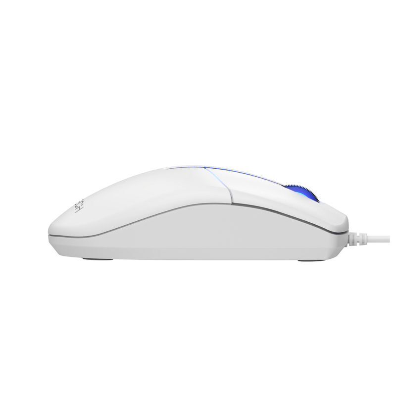 Мышь A4Tech USB, 1200 dpi, белый фото