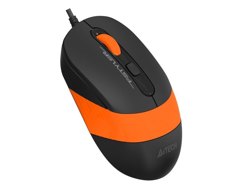 Мышь Fstyler, USB, 1600 dpi, оранжевый фото2