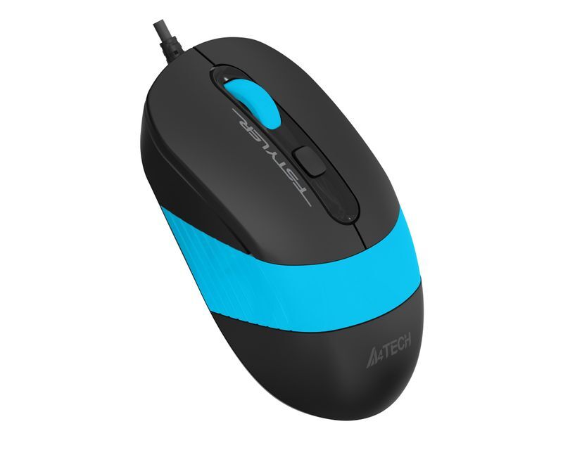 Мышь Fstyler, USB, 1600 dpi, синий фото2