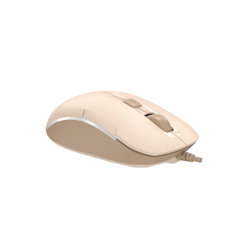 Мышь Fstyler, подсветка, USB, 1600 dpi, бежевый фото3