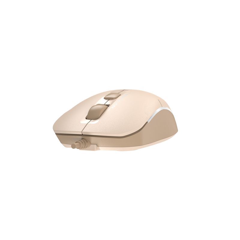 Мышь Fstyler, подсветка, USB, 1600 dpi, бежевый фото6
