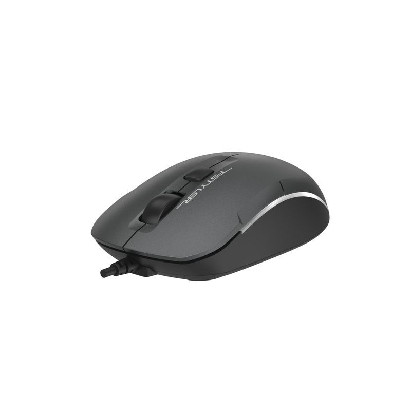 Миша Fstyler, біле підсвічування, USB, 1600 dpi, сірий фото2