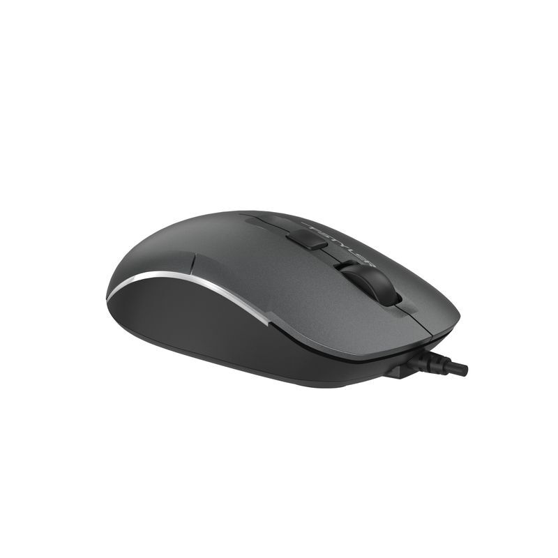 Миша Fstyler, біле підсвічування, USB, 1600 dpi, сірий фото3