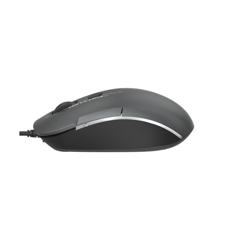 Миша Fstyler, біле підсвічування, USB, 1600 dpi, сірий фото4