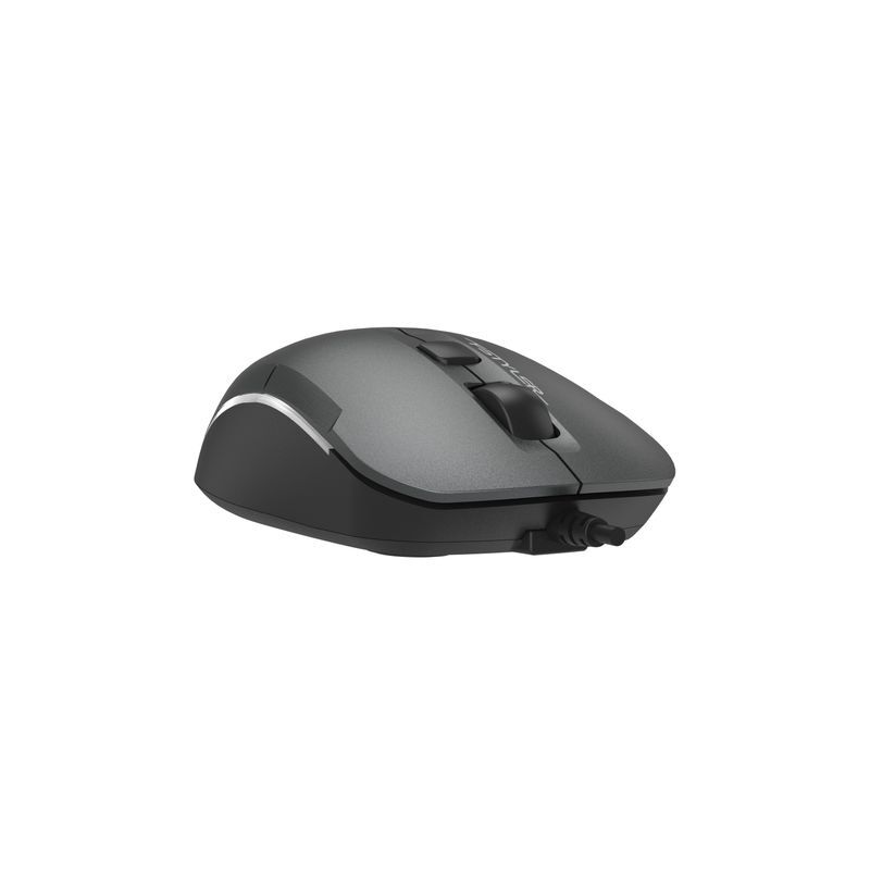 Миша Fstyler, біле підсвічування, USB, 1600 dpi, сірий фото7