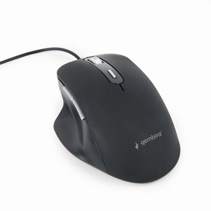 Миша Gembird 6 кнопок, USB 3600 dpi, чорний фото