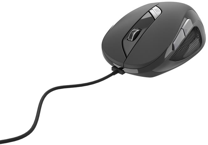 Миша Gembird USB 1600 dpi, MUS-6B-01 чорний фото