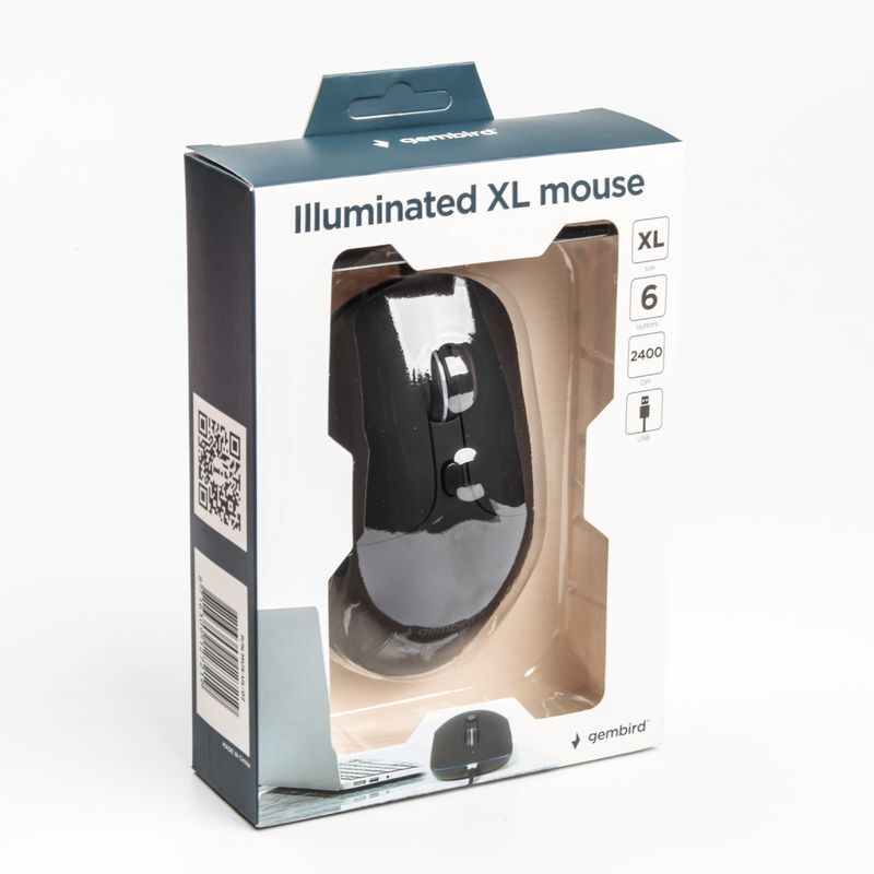 Миша Gembird USB 2400 dpi, MUS-UL-02 чорний фото