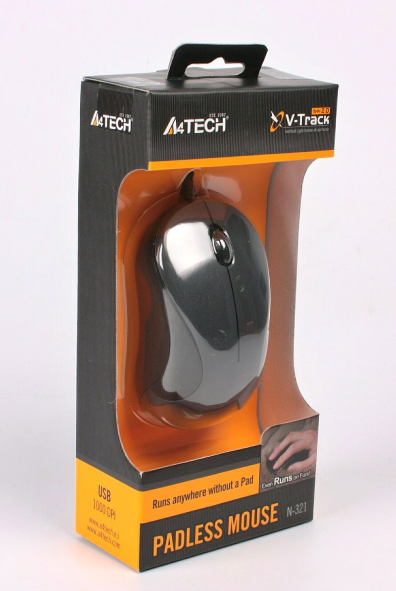Миша міні V-Track USB, 1000 dpi N-321-1 (Glossy Grey) фото5