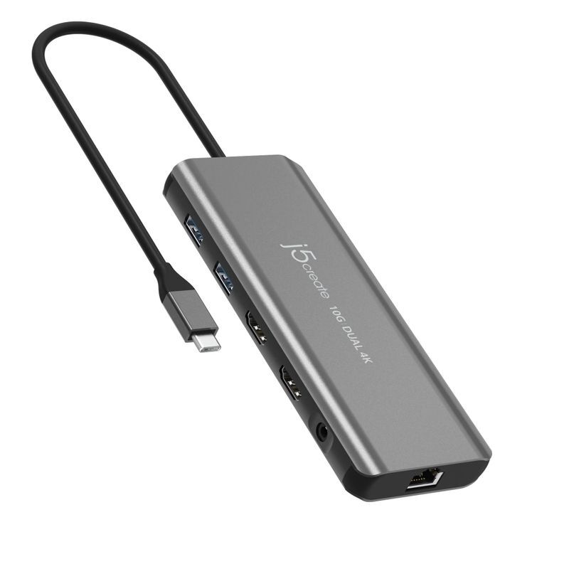Хаб USB-C 5-в-1 (хаб/HDMI/PD/LAN/Audio) JCD398-N фото2