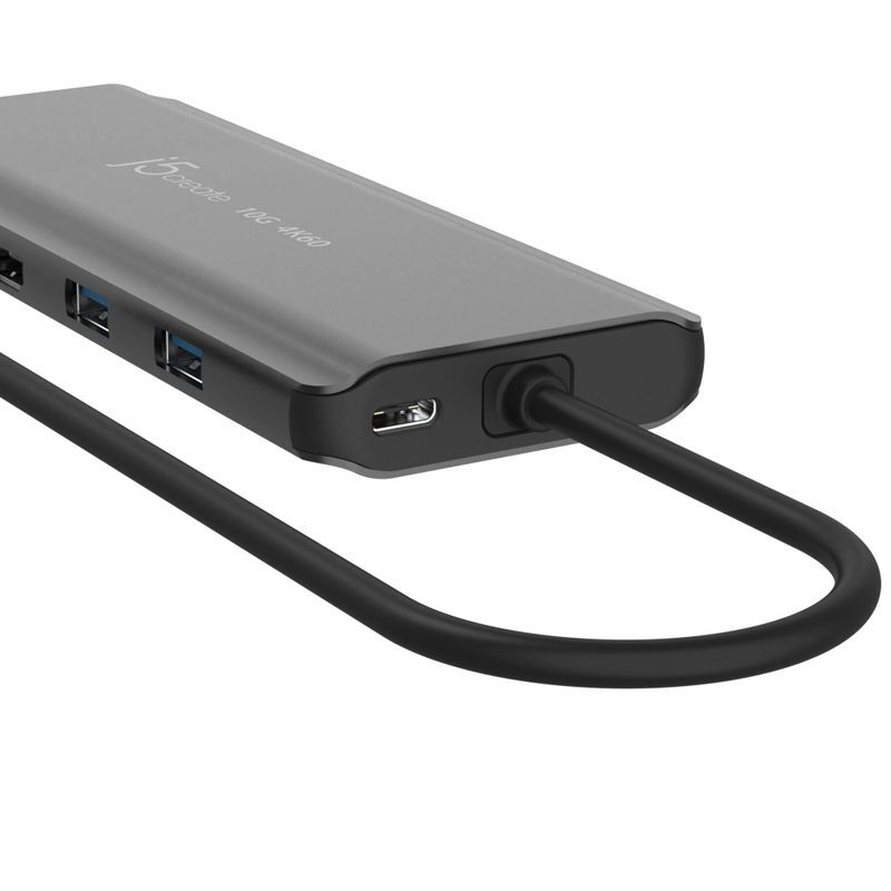 Хаб USB-C 5-в-1 (хаб/HDMI/PD/LAN/Audio) JCD398-N фото3