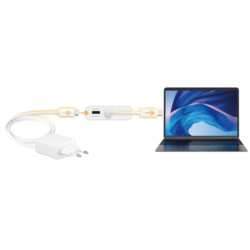 Хаб USB-C 5-в-1 (хаб/HDMI/PD/LAN), JCA374-N серый фото6