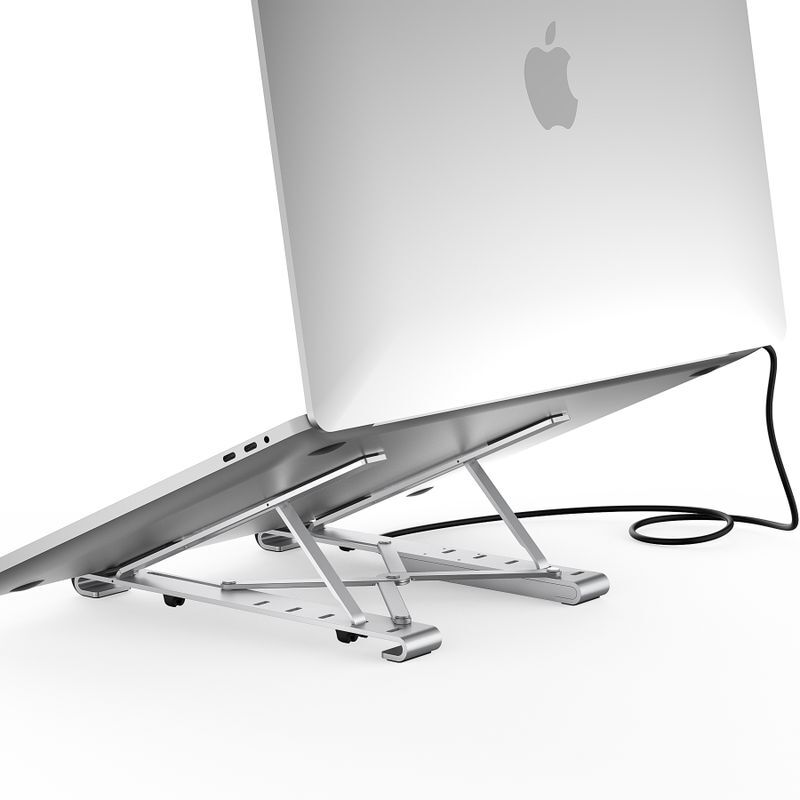 Док станция USB-C 7-в-1 (HDMI/PD/картридер/USB-A / USB-C), алюминий HUB-M43-SL фото2