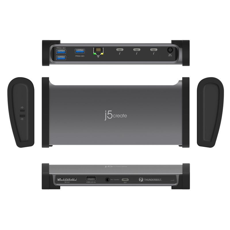 Док станция USB-C 11-в-1 (Thunderbolt/PD/картридер/USB-A/USB-C), алюминий фото5