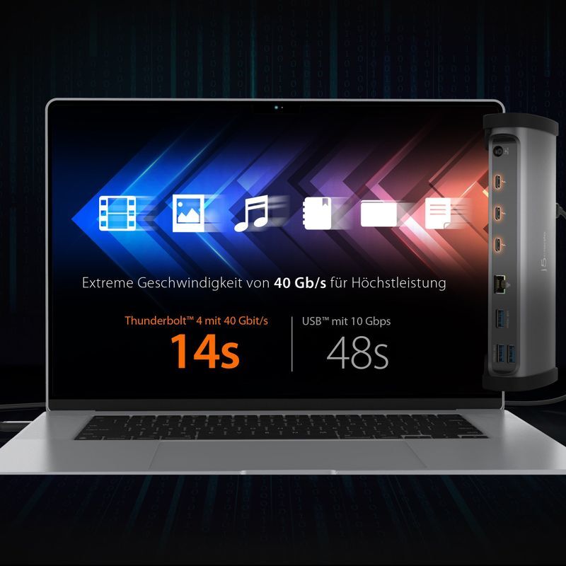 Док станция USB-C 11-в-1 (Thunderbolt/PD/картридер/USB-A/USB-C), алюминий фото8