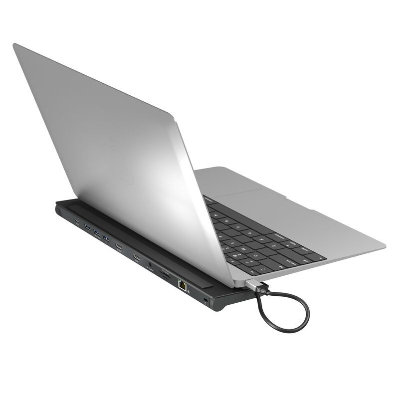 Док станция USB-C 10-в-1 (HDMI/PD/USB-A/USB-C/LAN/картридер/аудио) JCD542-N фото8