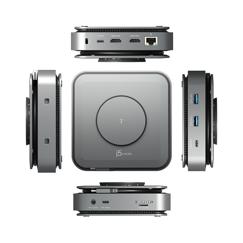 Док станция USB-C 10-в-1 (HDMI/PD/USB-A/USB-C/LAN) фото5