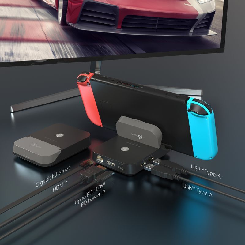 Док станция Nintendo Switch (HDMI/PD/USB-A/USB-C/LAN) фото6