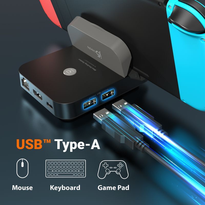 Док станция Nintendo Switch (HDMI/PD/USB-A/USB-C/LAN) фото8