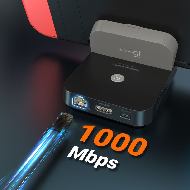 Док станция Nintendo Switch (HDMI/PD/USB-A/USB-C/LAN) фото9