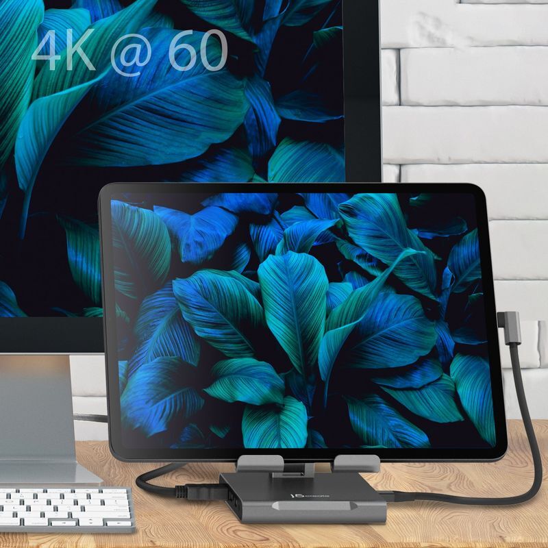 Док станция Ipad USB-C 8-в-1 (HDMI/PD/картридер/USB-A/USB-C/Audio), алюминий фото8
