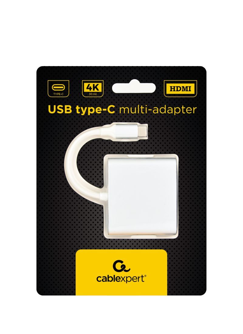 Адаптер-перехідник USB-C на HDMI/USB 3.0/USB-C A-CM-HDMIF-02-SV фото2