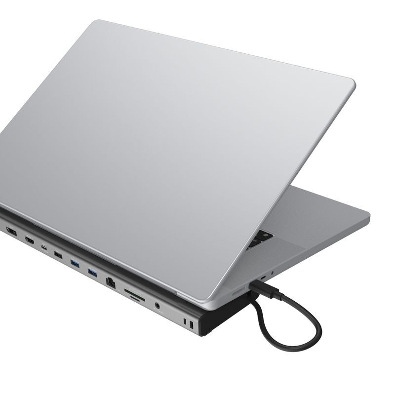 Док станция USB-C 12-в-1 (HDMI/DP/PD/USB-A/USB-C/LAN/картридер/аудио) фото6